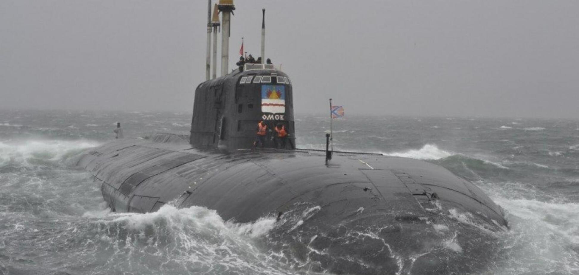 Міноборони показало навчання на атомному підводному човні 'Омськ'
