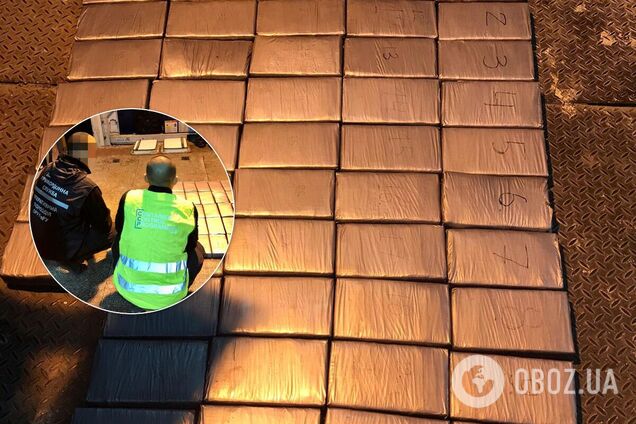 Затримано рекордні 56,4 кг кокаїну з Еквадору