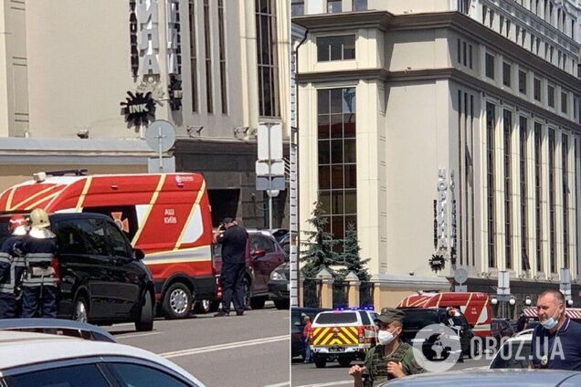 В Киеве террорист захватил банк: появились первые фото и видео с места ЧП