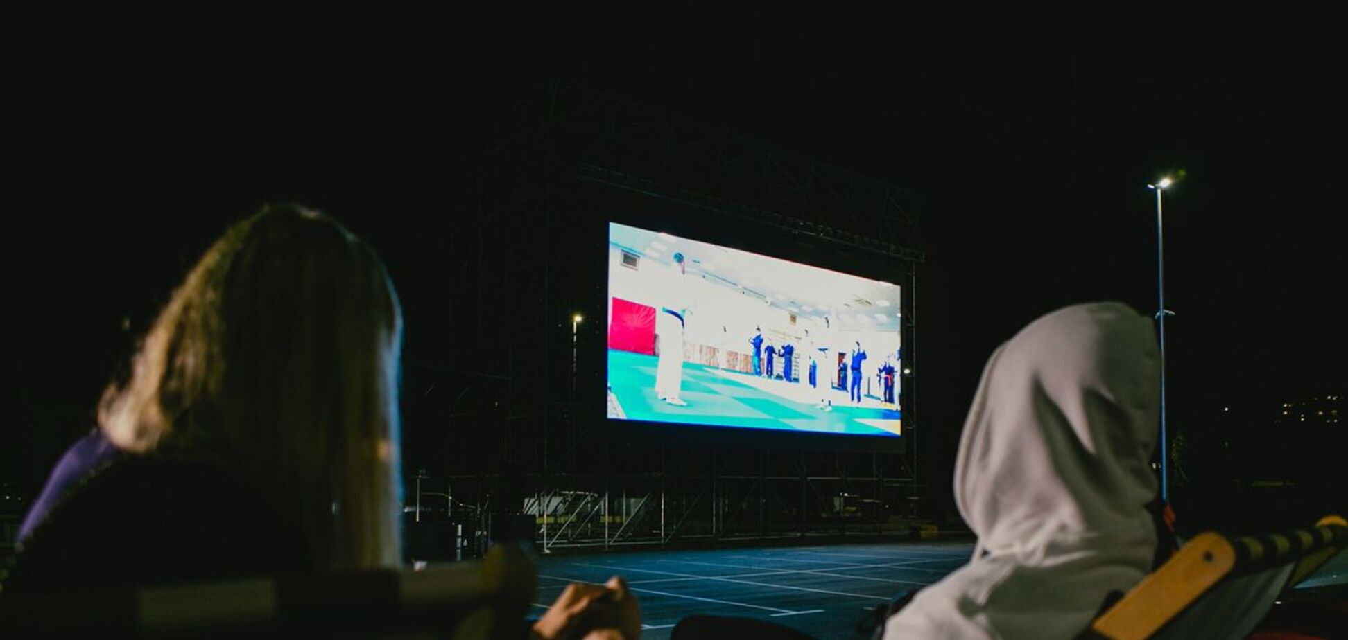 Дарина Білодід і Денис Попов під час презентації фільму 'Анаконда'