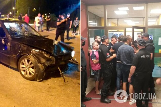 У Чорногорії машина в'їхала в натовп людей