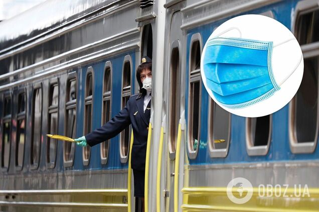 В поезде Кривой Рог-Киев пассажир устроил скандал из-за маски. Видео