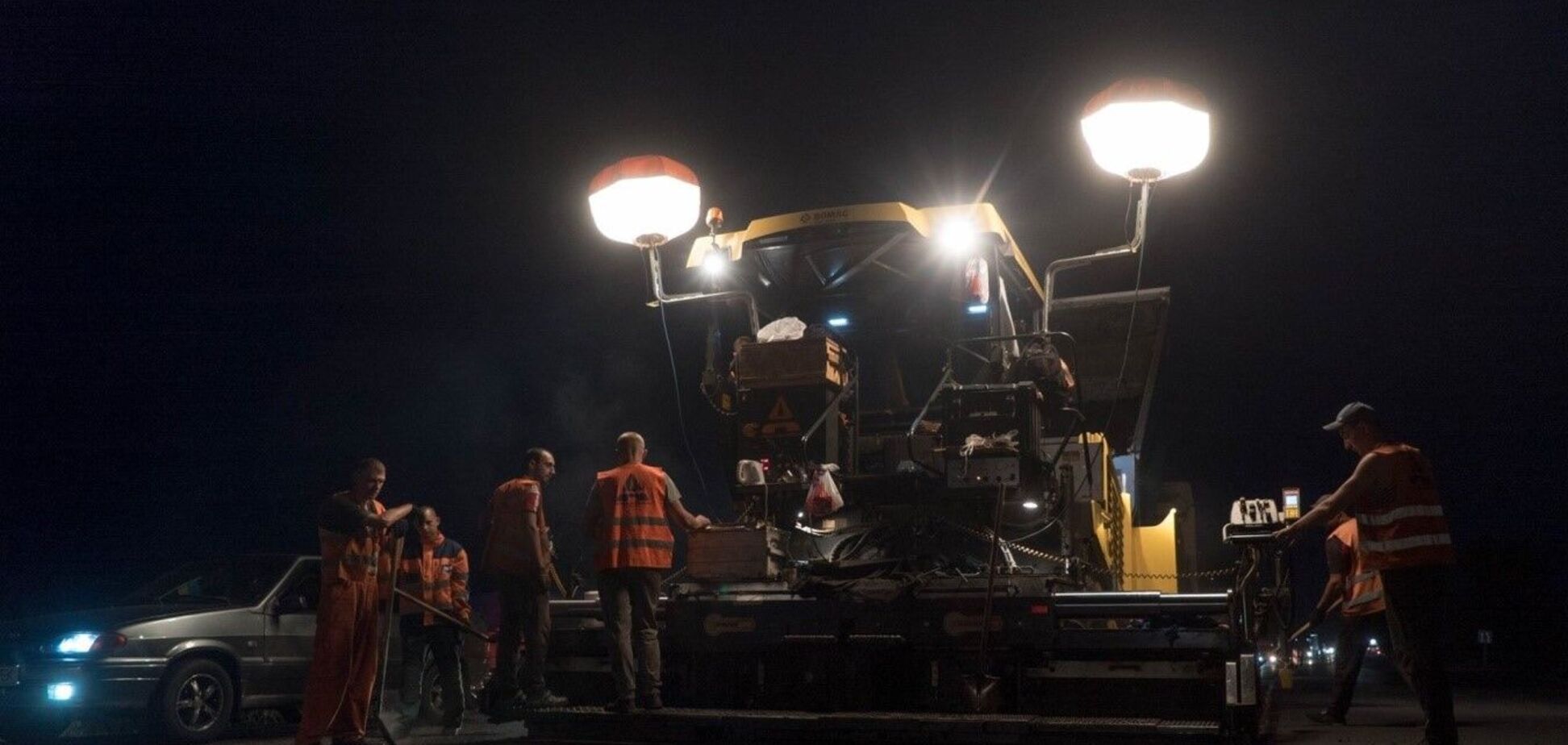 В сети показали впечатляющие фото дорожных работ в Запорожской области