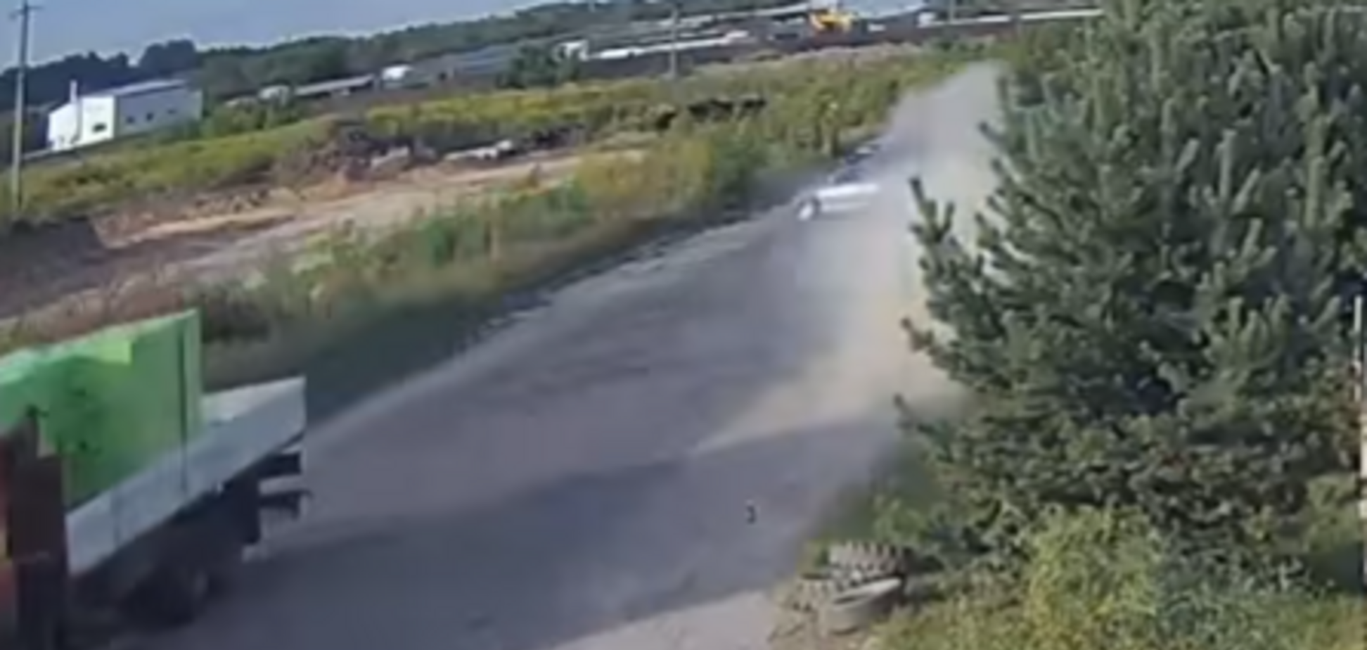Момент смертельного ДТП на Киевщине попал на видео