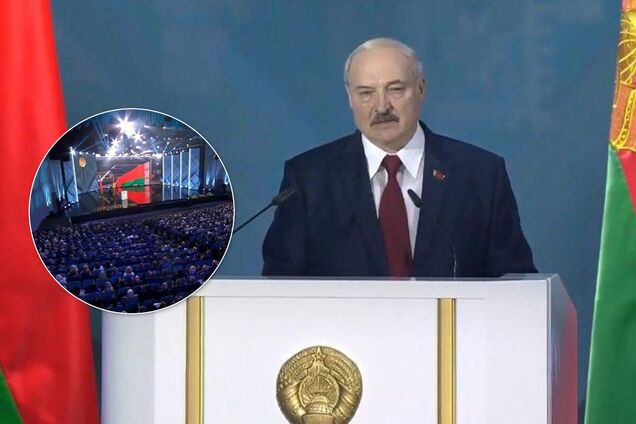 У мережі звернули увагу на вигляд Лукашенка під час виступу: був блідий, пітнів і терміново втік
