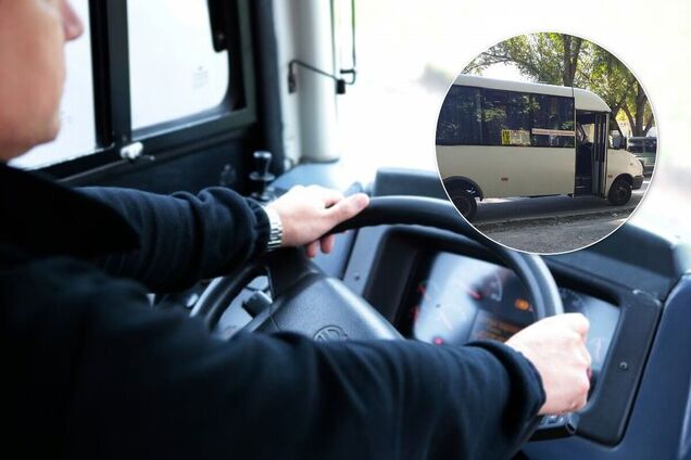 В Днепре маршрутчик 'прокатил' зажатого дверью пассажира с инвалидностью. Фото