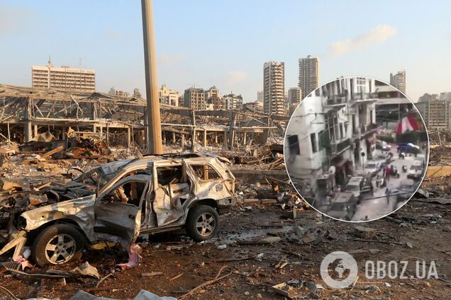 Зруйновані будинки і дороги, на вулицях – клуби диму: з'явилися свіжі відео з епіцентру вибуху в Бейруті