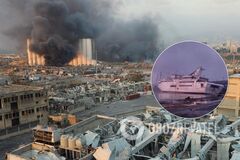 Взрывы в Бейруте затопили корабль