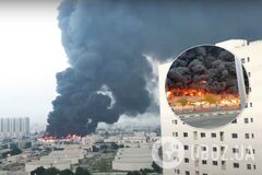 В ОАЭ на популярном рынке произошел масштабный пожар. Фото и видео