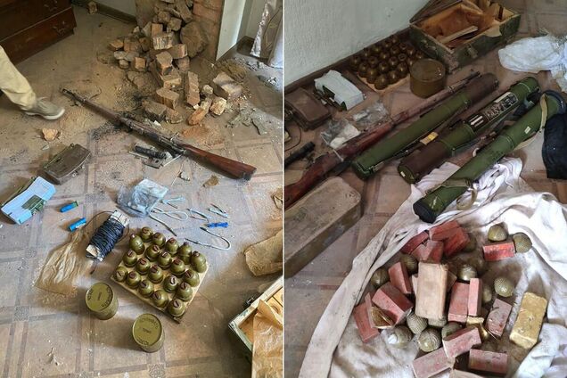СБУ виявила на Донбасі схрон з боєприпасами та вибухівкою