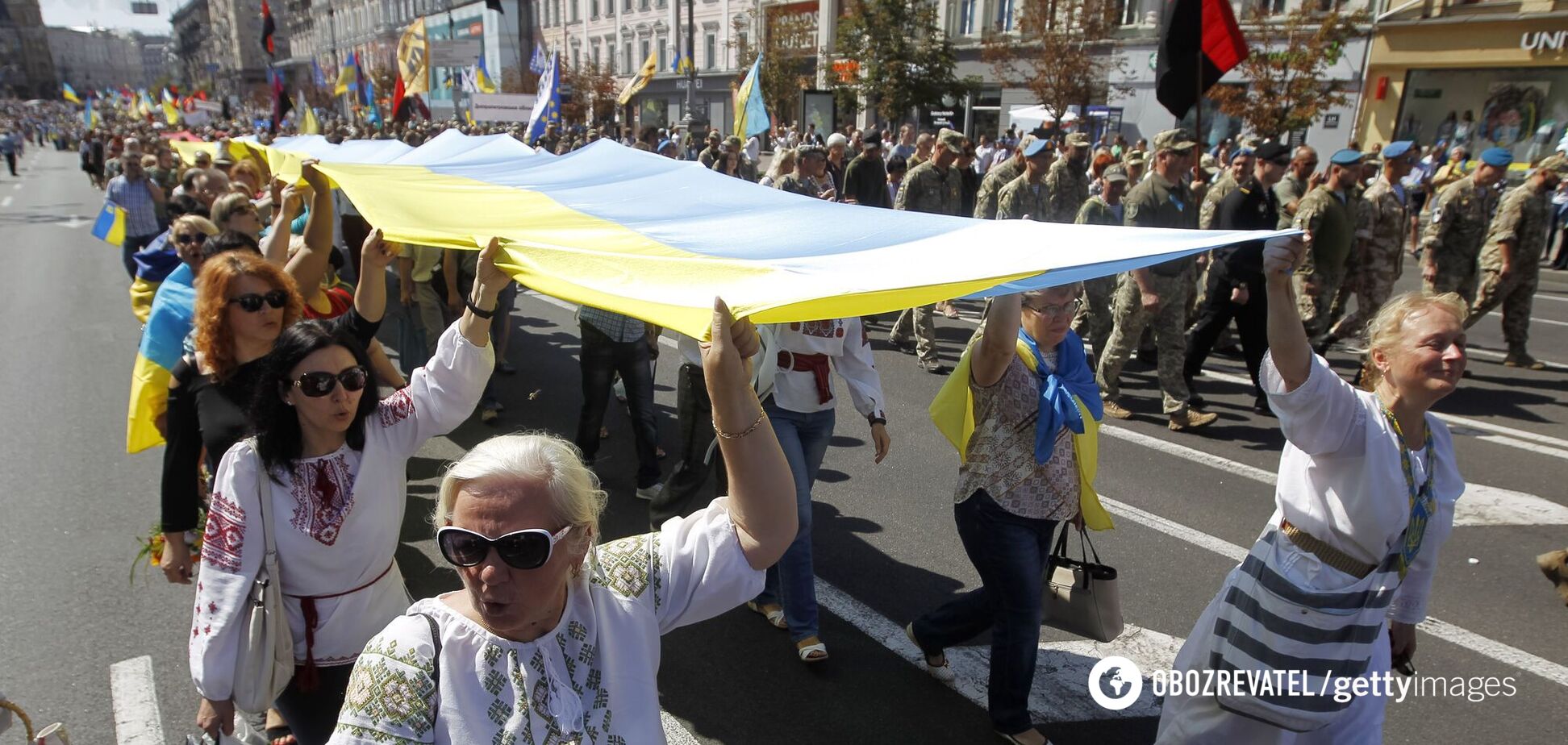 День Незалежності України відзначається щороку 24 серпня