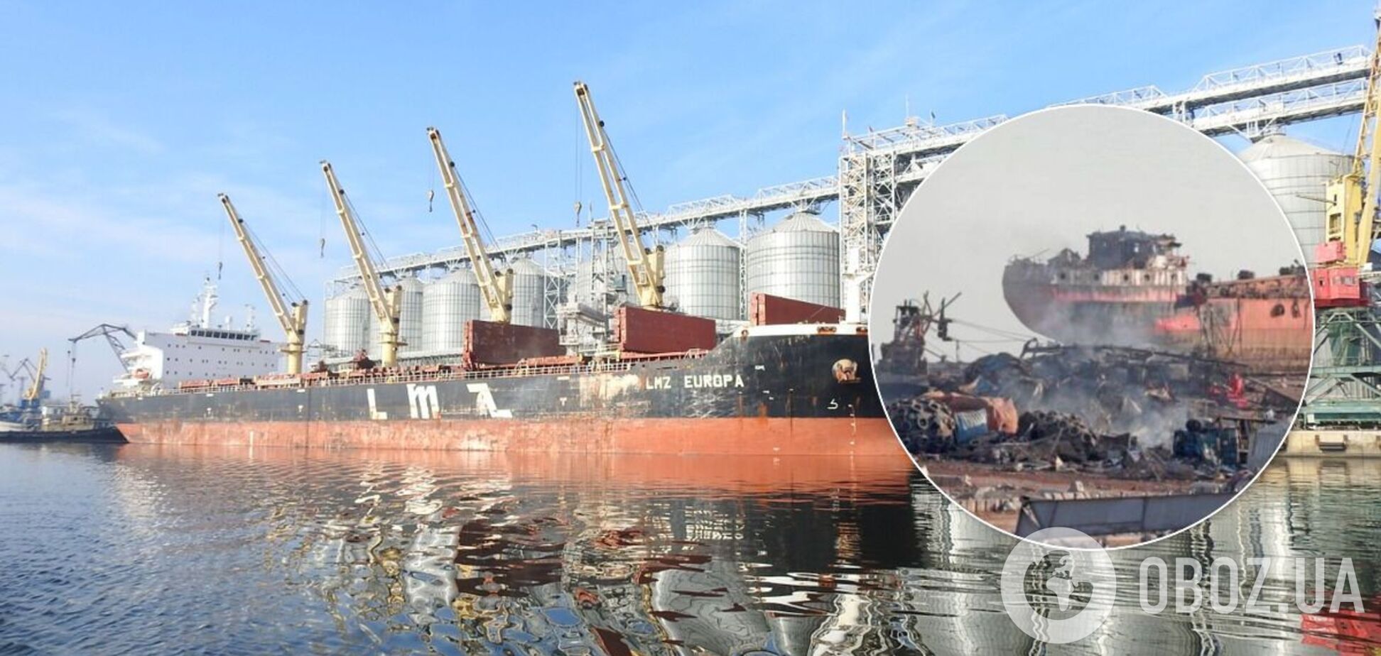 В Николаевском порту лежали тысячи тонн селитры