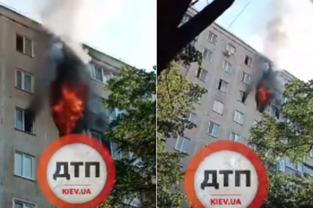 У Києві на Борщагівці загорілася квартира