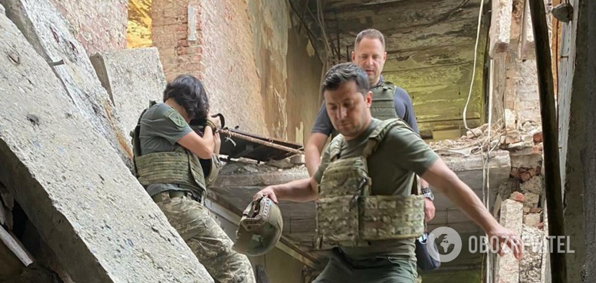 Володимир Зеленський ночував із воїнами на передовій