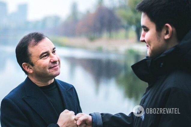 Виктора Павлик с сыном Павлом