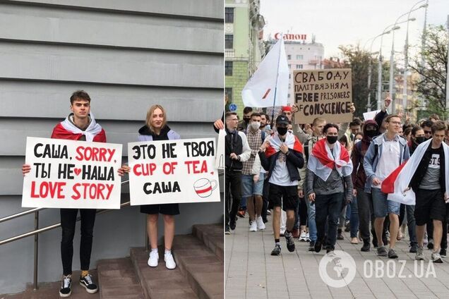 Сотни студентов в Беларуси вышли на митинг против Лукашенко