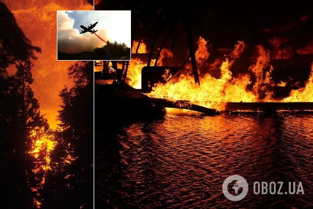 Пожары в США