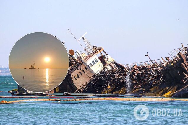 Танкер Делфи подняли с моря