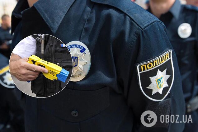 Українська поліція почала випробування електрошокерів для боротьби зі злочинцями. Відео