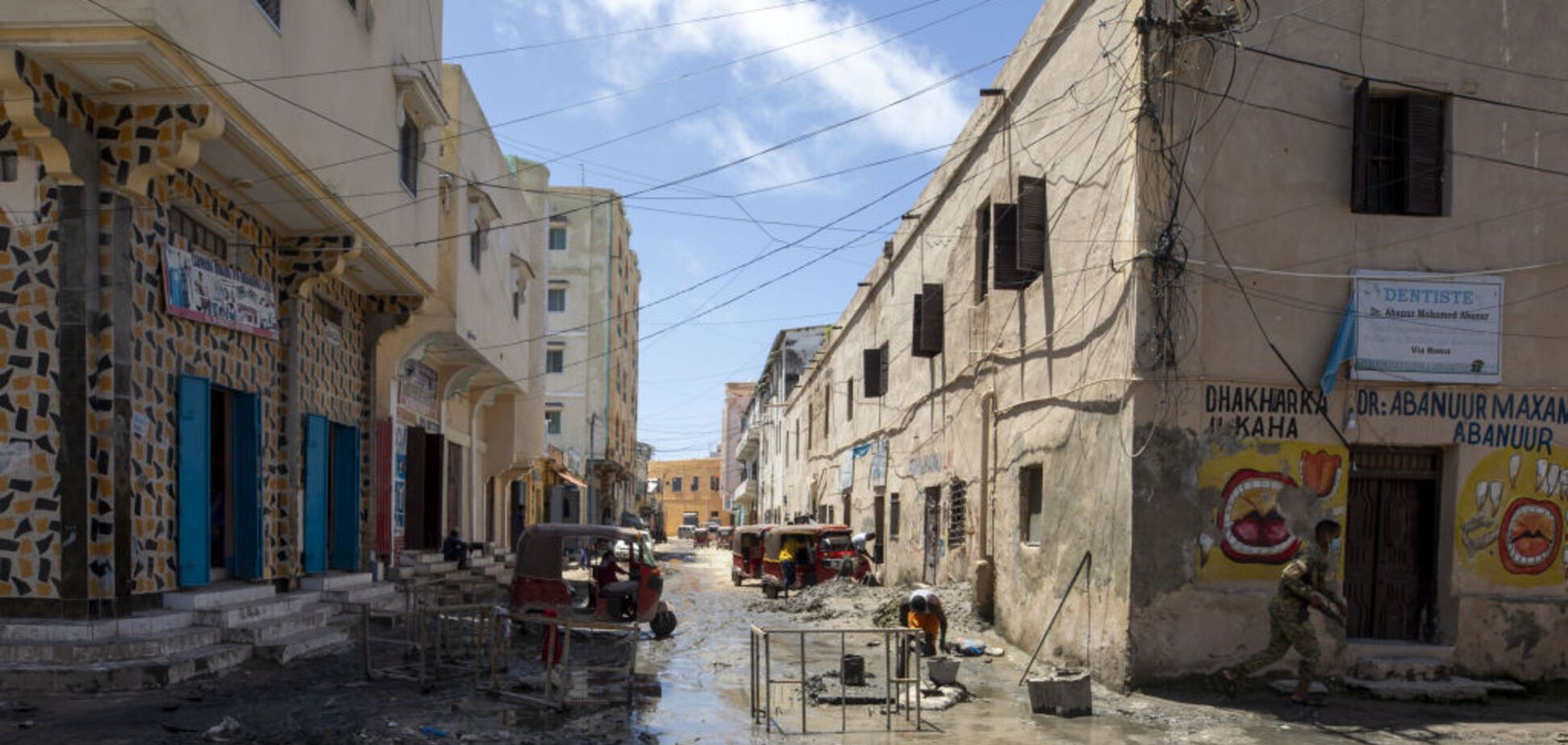 Город Могадишо в Сомали