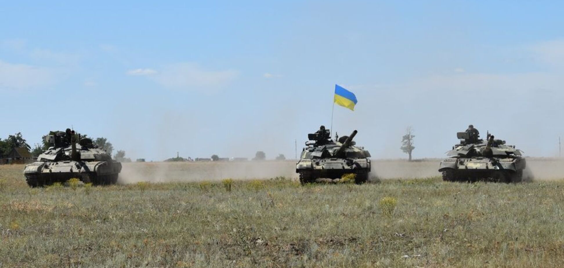 Учения танкистов ВСУ на юге Украины