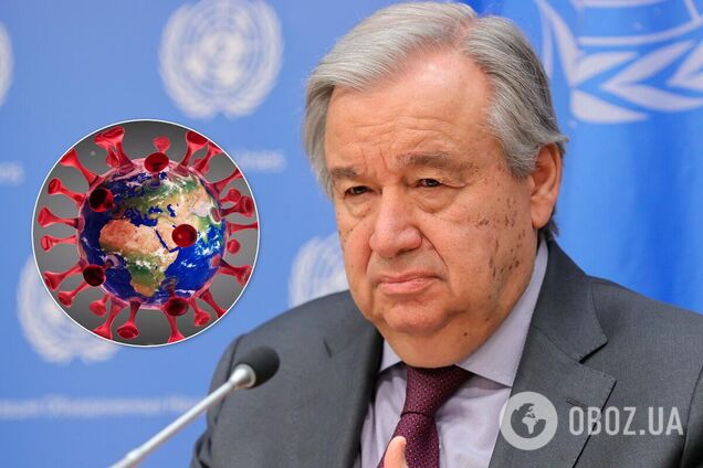 Гутерреш рассказал о том, как можно остановить пандемию COVID-19