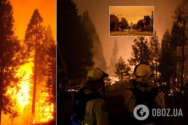 Пожары в США усилились