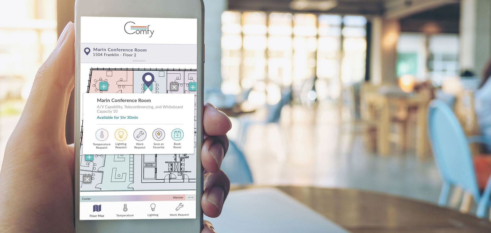 Компанія Siemens розробила додаток Comfy для управління робочим місцем на близько 600 об’єктах по всьому світу