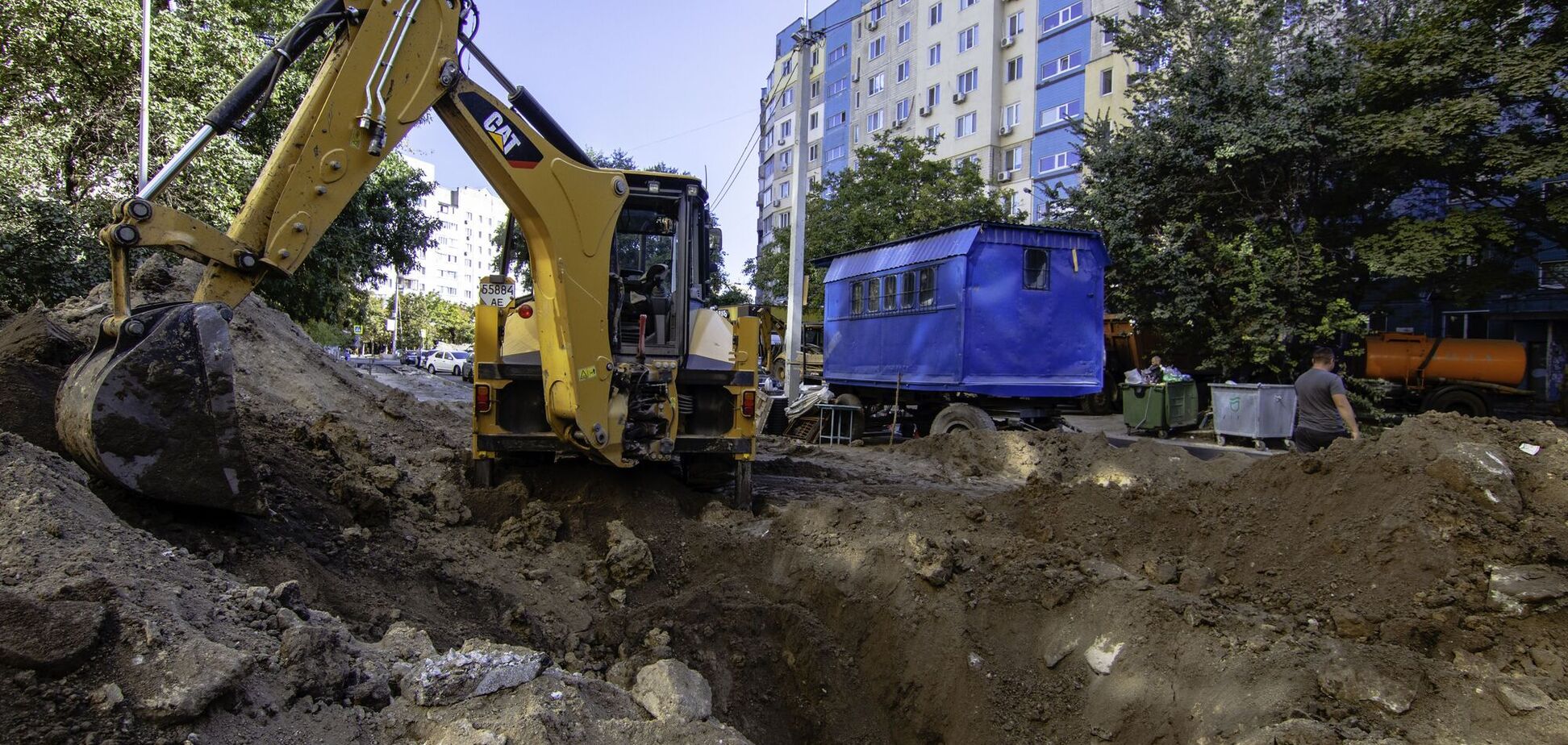 В Днепре на Мониторной завершается строительство ливневой канализации