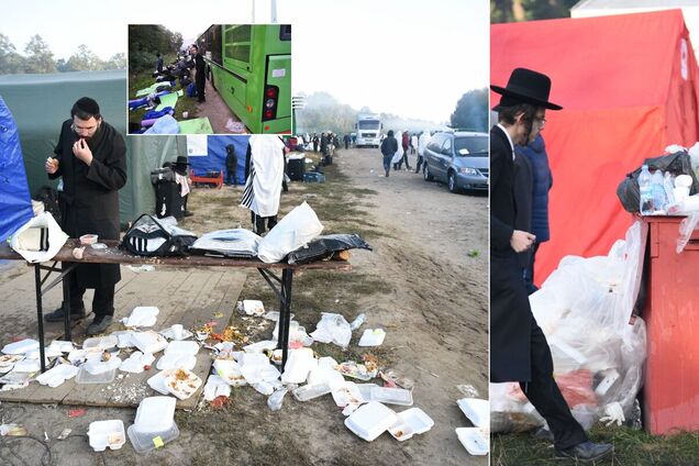 Некоторые из хасидов последовали примеру волонтеров и начали убирать