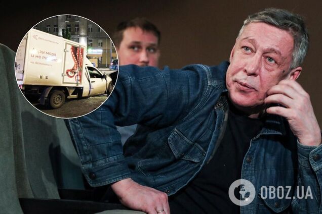 Ефремов врезался в машину службы доставки, ее водитель умер на месте