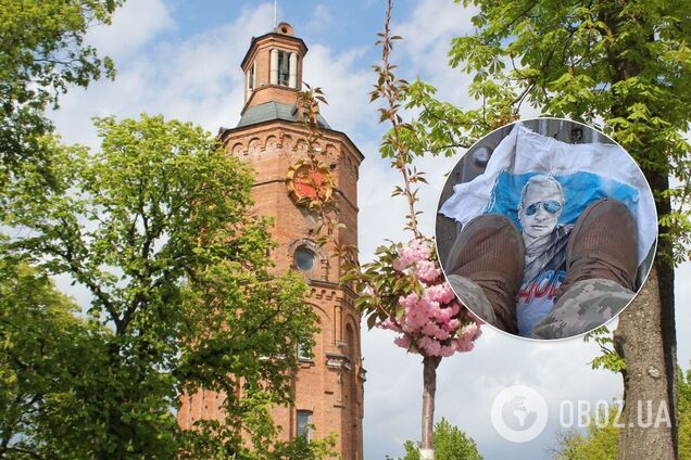 В Виннице воины изъяли в секонд-хенде футболку с президентом РФ