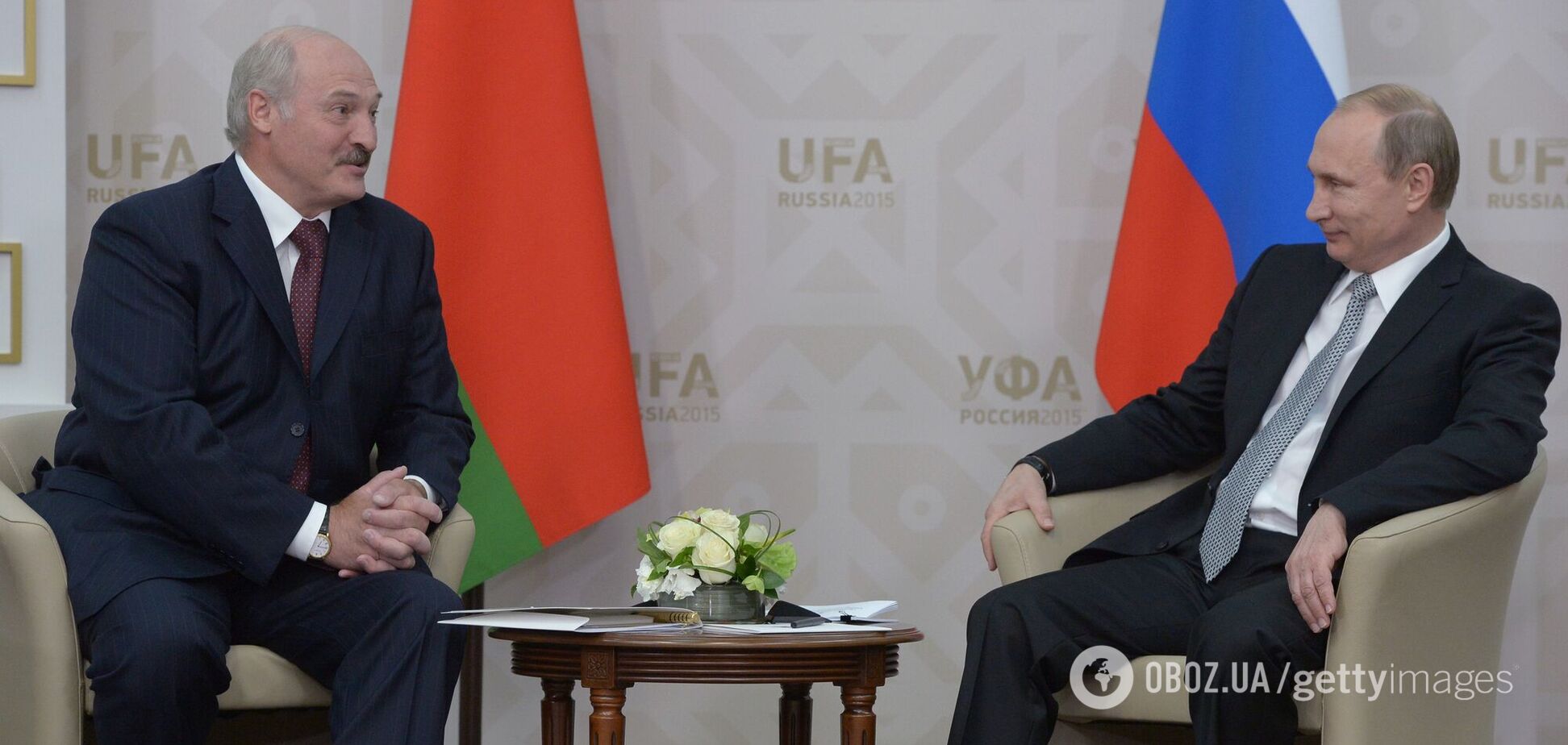 Олександр Лукашенко і Володимир Путін