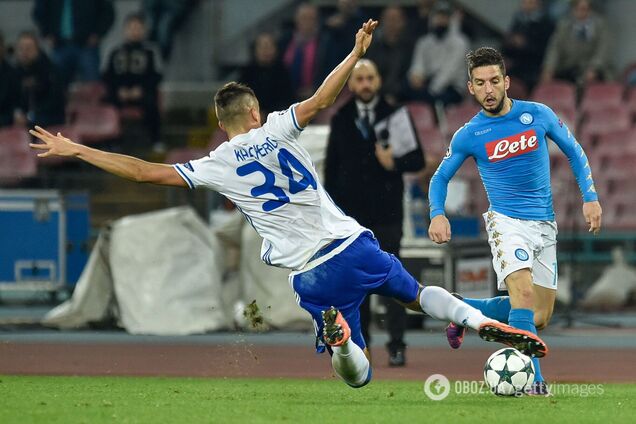 Евгений Хачериди против 'Наполи'