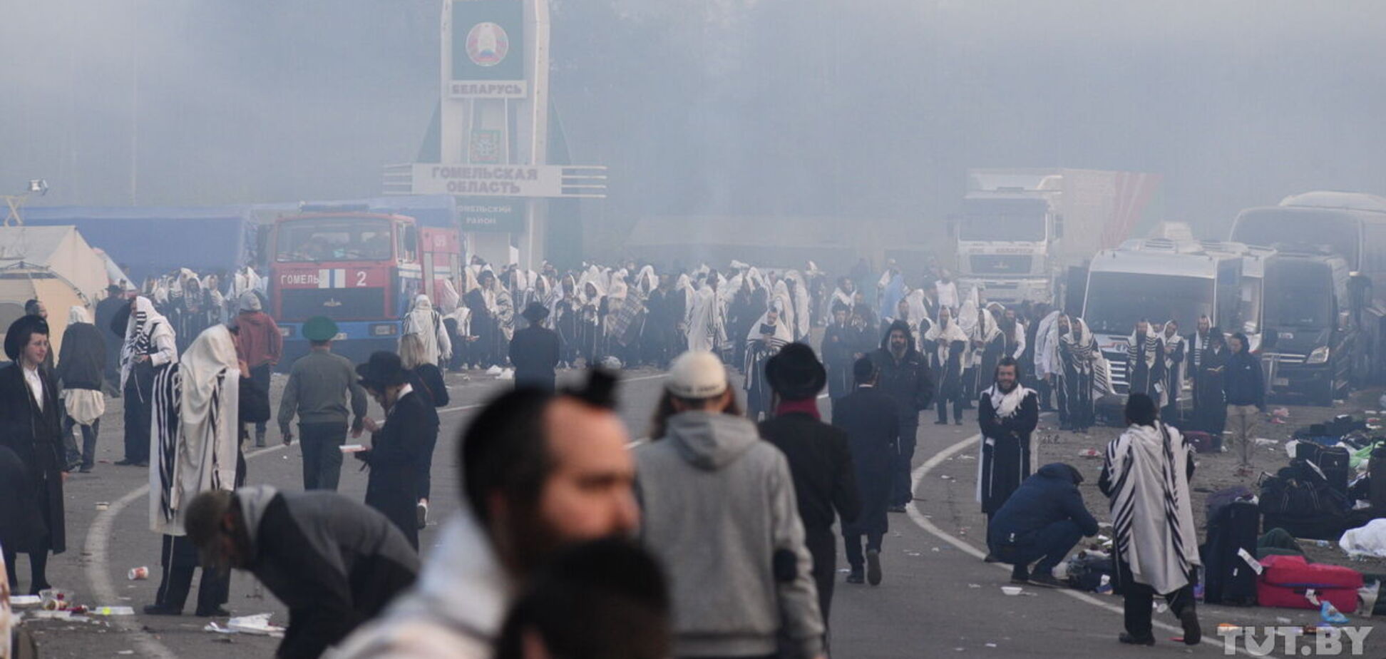 Хасиды на границе между Украиной и Беларусью