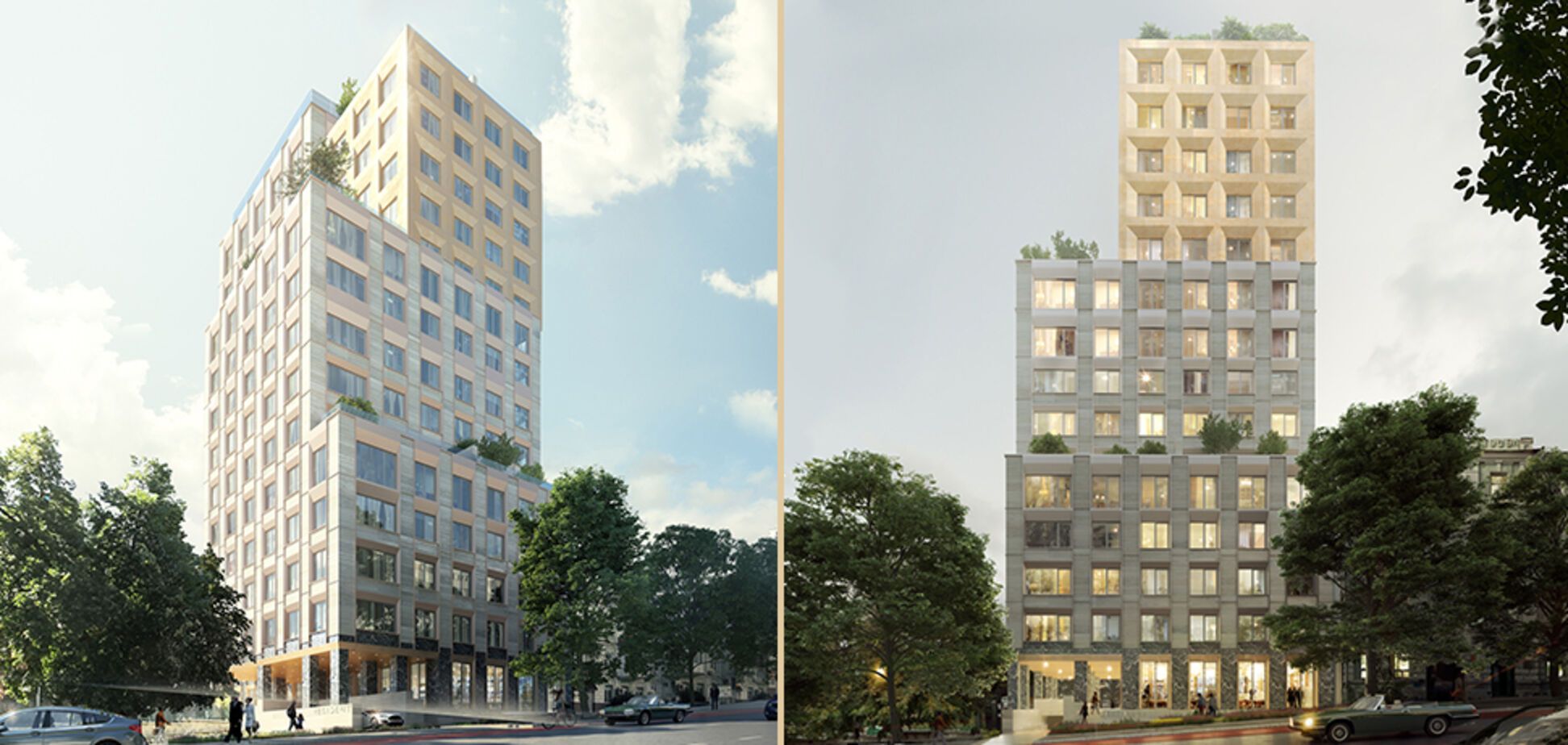 Для отделки фасада Resident Concept House в Киеве разработали эксклюзивную технологию