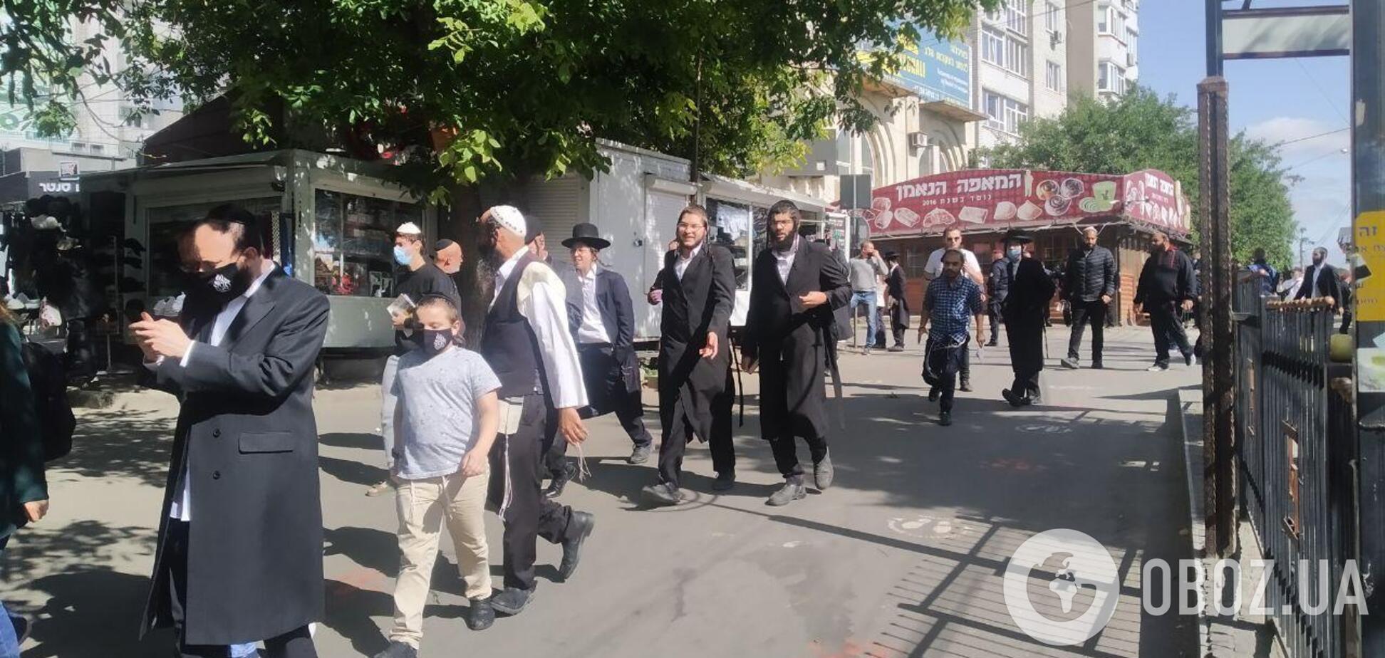 В Умани местные жители мало заработали на хасидах