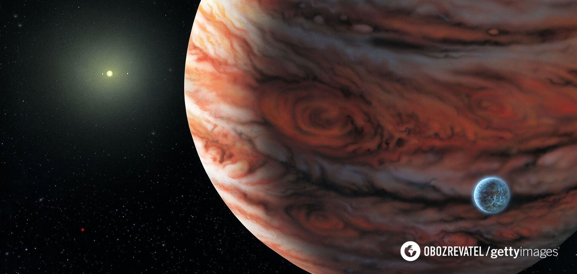 На Юпітері трапився шторм, що може поглинути Землю. Фото