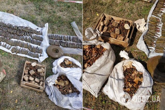 СБУ нашла огромный арсенал оружия в тайнике на Луганщине