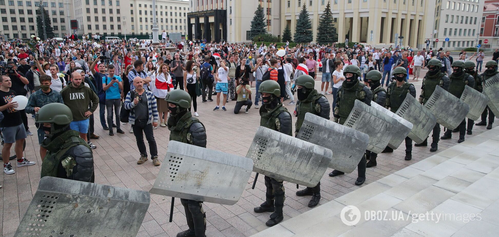 Санкції проти Білорусі можуть ввести через жорсткі розгони протестів