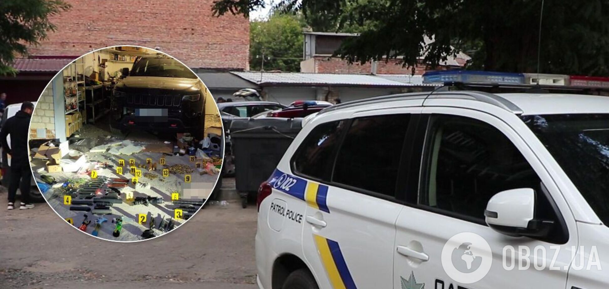В гараже харьковчанина, который подорвал себя, нашли арсенал боеприпасов. Фото