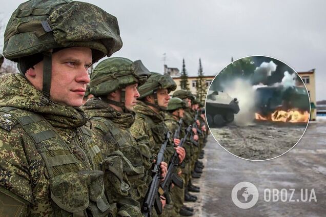 На навчаннях 'Кавказ-2020' військові РФ спалили свою техніку