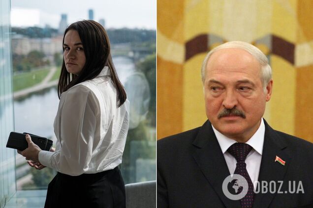 Светлана Тихановская и Александр Лукашенко