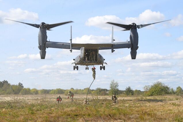 Конвертопланы НАТО Osrpey на Житомирщине