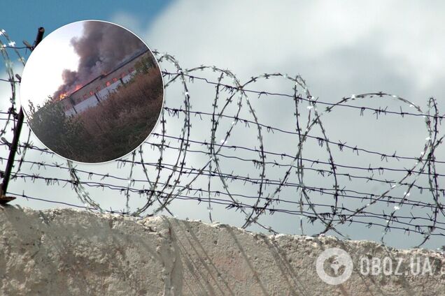 Под Киевом загорелась исправительная колония