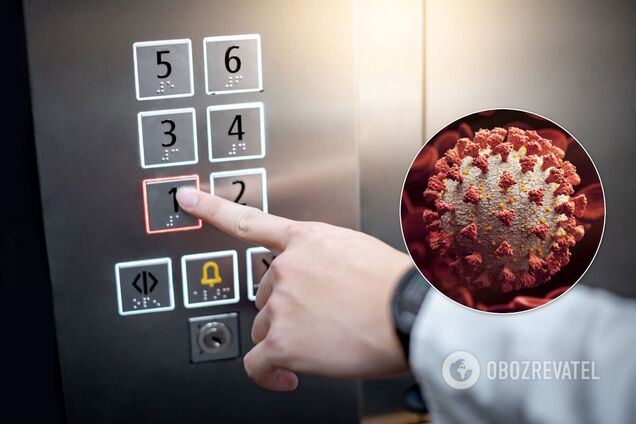 Вчені з'ясували, як довго коронавірус 'живе' в ліфті