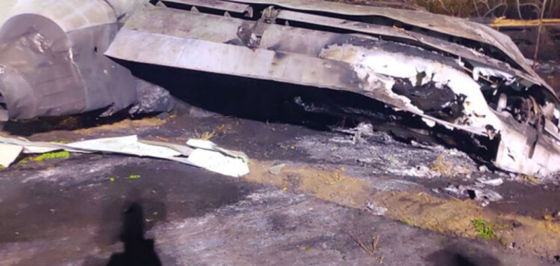 Место катастрофы Ан-26