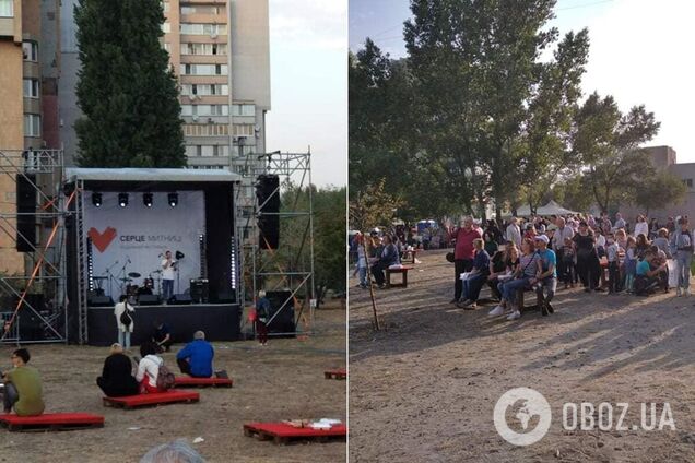 Черкаська 'Батьківщина' влаштувала концерт в день трауру.