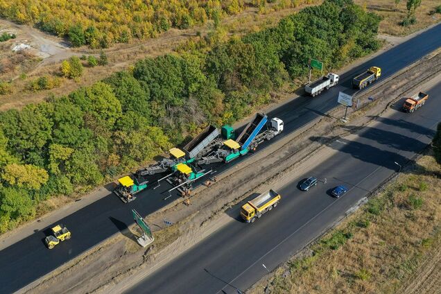 Ремонт траси М-03 у Харківській області