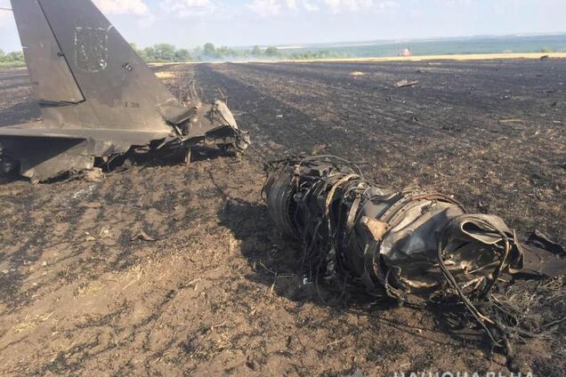 В июле 2019 года разбился военный самолет под управлением курсанта